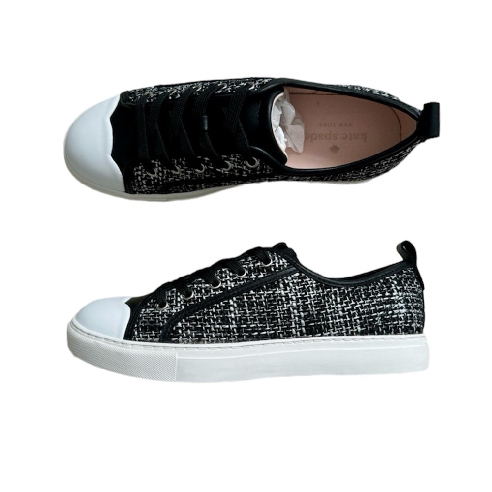 NWT Kate Spade Avery tweed sneakers